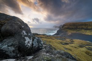 Färöer Inseln dramatische Wolken